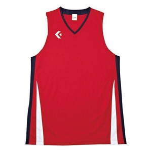 CONVERSE(コンバース) メンズ ゲームシャツ ３Ｓ レッド×ネイビー（６４２９） CB281701