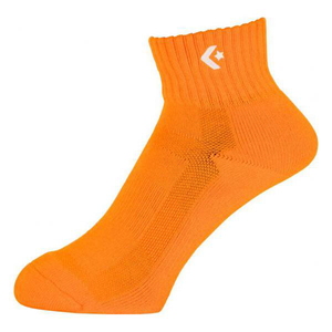 CONVERSE(コンバース) カラーアンクルソックス 靴下 スポーツ／カジュアル ２５-２７ｃｍ オレンジ（５６００） CB161003