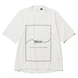 ナンガ(NANGA) ドライ ミックス フレーム ロゴ ティー メンズ NW2221-1G503 半袖Tシャツ(メンズ)