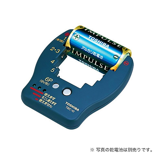 東芝(TOSHIBA) バッテリーチェッカー TBC-30(W) バッテリーチェッカー･静電気除去