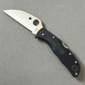 【送料無料】Spyderco(スパイダルコ) エンデラ ウォーンクリフ ブラック 直刃 ブラック C243FPWCBK