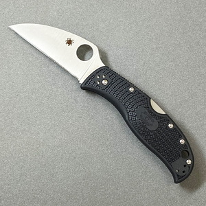 【送料無料】Spyderco(スパイダルコ) ロックジャンパー ブラック 直刃 ブラック C254PBK