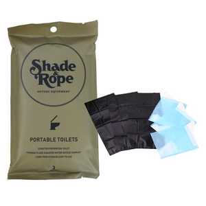 Shade & Rope(シェードアンドロープ) 携帯ミニトイレ(3個入り)×1個 1袋 822400 Shade & Rope(シェードアンドロープ) 携帯ミニトイレ(3個入り)×1個 1袋 822400