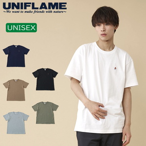 ユニフレーム(UNIFLAME) 【ユニフレーム×ナチュラム】7.1オンス へヴィーウェイト Tシャツ URNT-1