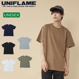 ユニフレーム(UNIFLAME) 【ユニフレーム×ナチュラム】7.1オンス へヴィーウェイト Tシャツ URNT-6 半袖Tシャツ(メンズ)