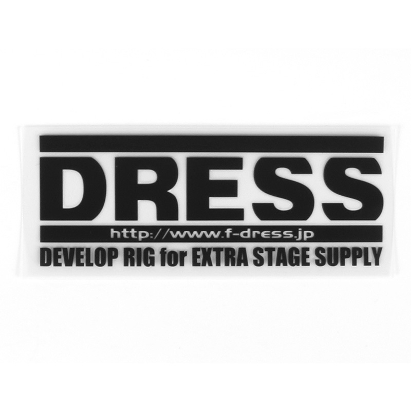 ドレス(DRESS) DRESS ロゴ転写ステッカー |アウトドア用品