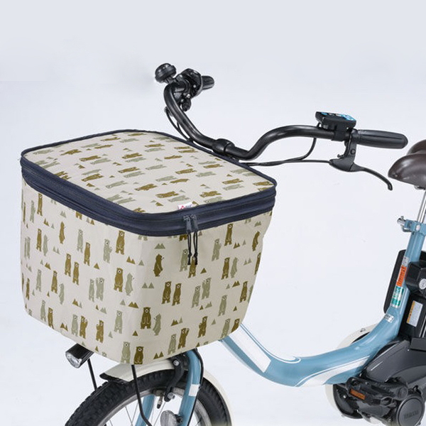 川住製作所(kawasumi) 前カゴカバー 2段式 サイクル/自転車 NET-101J バスケット