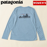 パタゴニア(patagonia) ウィメンズ ロングスリーブ キャプリーン クール デイリー グラフィック シャツ 45205 Tシャツ･カットソー長袖(レディース)