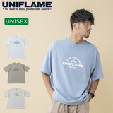 ユニフレーム(UNIFLAME) 【ユニフレーム×ナチュラム】9.1オンス マグナムウェイト STプリント Tシャツ URNT-12 半袖Tシャツ(メンズ)
