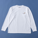 Carhartt WIP(カーハート WIP) ロングスリーブ アメリカン スクリプト Tシャツ メンズ I029955 長袖Tシャツ(メンズ)