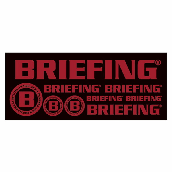 BRIEFING(ブリーフィング) BRIEFING STICKER(ブリーフィング ステッカー) BRA193G48 ステッカー