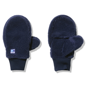 【送料無料】HELLY HANSEN(ヘリーハンセン) ファイバーパイル カバー ミトン S ネイビー HA92252