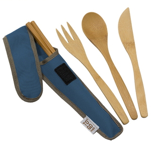 トゥーゴーウェア(To-Go Ware) Cバンブーカトラリセット 高さ17.8cm INDIGO 20200001002000