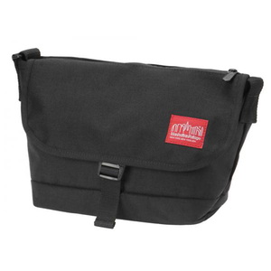 Manhattan Portage Nylon Messenger Bag JRS Flap Zipper Pocket ONE SIZE Black(1000)