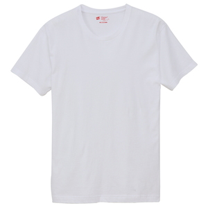 Hanes(ヘインズ) 2P ジャパンフィット クルーネック Tシャツ S ホワイト H5310 Hanes(ヘインズ) 2P ジャパンフィット クルーネック Tシャツ S ホワイト H5310