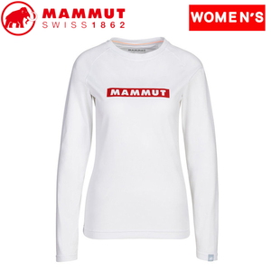 MAMMUT(マムート） QD Logo Print Longsleeve T-shirts AF Women’s 1016-01040