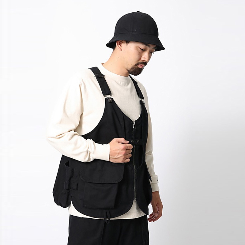 海外花系 スノーピーク焚き火ベスト snow peak TAKIBI Vest L 黒