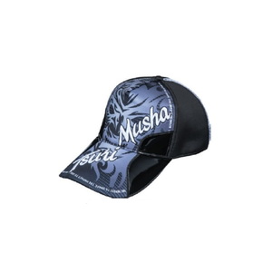 釣武者 3DワイルドMUSHAキャップ ブラック C016 釣武者 3DワイルドMUSHAキャップ ブラック C016