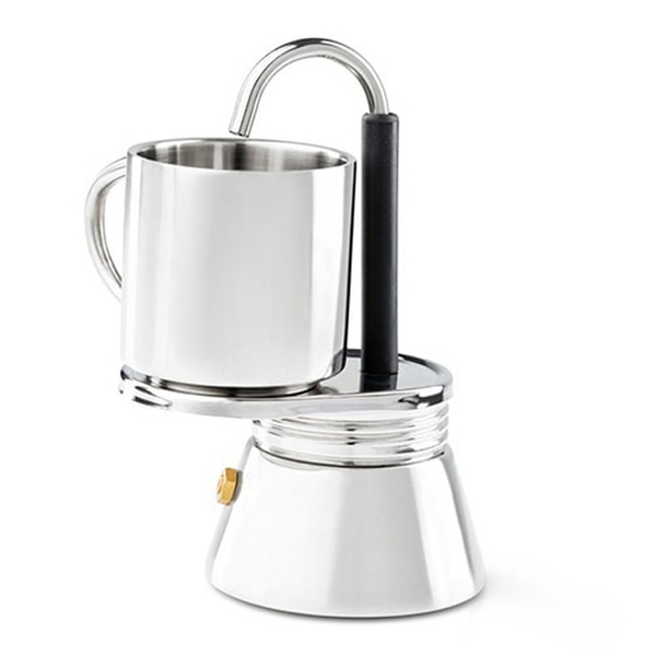 GSI outdoors(ジーエスアイ) ステンレス ミニエスプレッソメーカーセット 1 CUP 11872019013001 パーコレーター&バネット