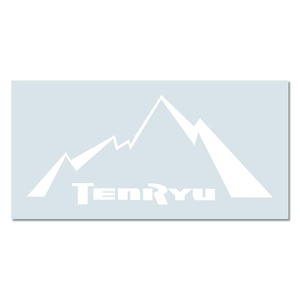 テンリュウ(天龍) TENRYU マウンテンロゴ カッティングシート M ホワイト テンリュウ(天龍) TENRYU マウンテンロゴ カッティングシート M ホワイト