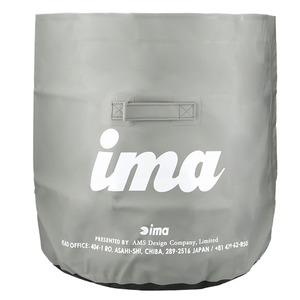 アムズデザイン(ima) アイマ-ハイタイド タープバッグ(クリームロゴ) 約70L #B-B002 GRAY 4009083