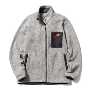 【送料無料】ナンガ(NANGA) ポーラテック フリース ジップ ブルゾン メンズ L GRAY(24秋冬) NW2241-1D509