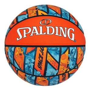 【送料無料】SPALDING(スポルディング) スポルディング ＳＰＡＬＤＩＮＧ バスケット ボール スペース ジャム ア ニュー レガシー ７号 パターンオレンジ 77196Z