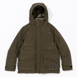 【送料無料】ジーアールエヌアウトドア（grn outdoor） ＴＥＢＵＲＡ ＤＯＷＮ ＪＡＣＫＥＴ ２１ Ｌ ＯＬＩＶＥ GO2239Q