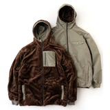 gym master(ジムマスター) リバーシブルボア×タスロンフードジャケット G918642 フリースジャケット(メンズ)