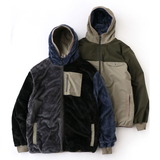 gym master(ジムマスター) リバーシブルボア×タスロンフードジャケット G918642 フリースジャケット(メンズ)