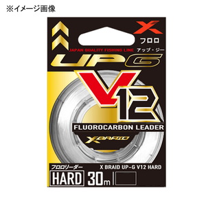 YGKよつあみ エックスブレイド アップジーリーダー V12 ハード 30m ナチュラル 0.8号/4.6lb