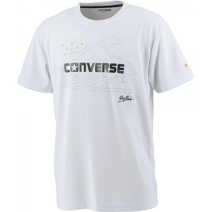 CONVERSE(コンバース) ゴールドシリーズ プリント半袖Ｔシャツ バスケットボール最上級練習着 Ｓ ホワイト（１１００） CBG231351