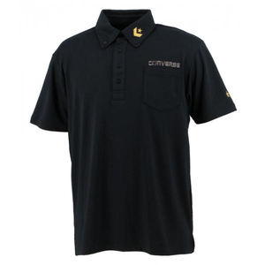 CONVERSE(コンバース) ゴールドシリーズ ボタンダウンポロシャツ Ｓ ブラック（１９００） CBG231451