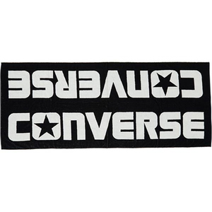 CONVERSE(コンバース) ジャガードベンチタオル ブラック×ホワイト（１９１１） CB131901
