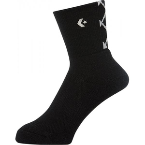 CONVERSE(コンバース) クッションソックス 靴下 スポーツ／カジュアル／バスケットボール ２７ー２９ｃｍ ブラック×グレー（１９１５） CB131051