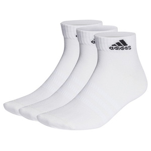 adidas(アディダス) ＳＰＷ ３Ｐアンクルソックス ３足セット 靴下／スポーツ／カジュアル ２２-２４ｃｍ ＷＨＴ×ＢＬＫ（ＨＴ３４６８） EBL54