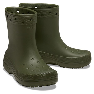 クロックス アウトドアブーツ・長靴 【24春夏】CLASSIC RAIN BOOT(クラシック レインブーツ) 25cm(M7) Army Green