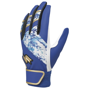 エスエスケイ(SSK) 一般用シングルバンド手袋（両手） バッティンググローブ 野球／ソフトボール Ｍ （６３）ロイヤルブルー SSK-EBG5003WF