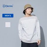 ORCIVAL(オーシバル) ボートネック ロングスリーブ プルオーバー メンズ #6101 長袖Tシャツ(メンズ)