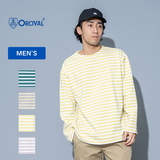 ORCIVAL(オーシバル) クルーネック ロングスリーブ プルオーバー メンズ #B243 長袖Tシャツ(メンズ)