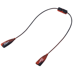 Zeque by ZEAL OPTICS(ゼクー バイ ジールオプティクス) シリコン グラス コード レッド&ブラック AS-064