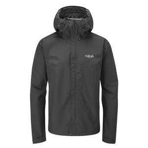 【送料無料】Rab(ラブ) Downpour ECO Jacket S(JPサイズM) BLACK QWG-82