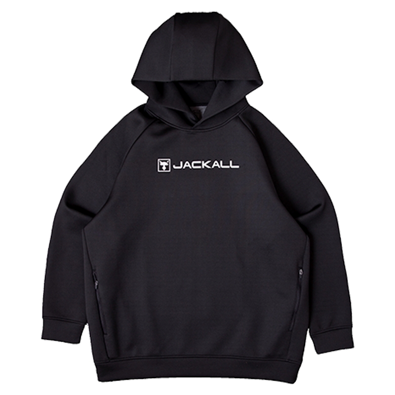 JACKALL ジャッカル　ストレッチスウェットフーディ M ブラック ジャッカル(JACKALL) ストレッチスウェットフーディ ｜アウトドア用品