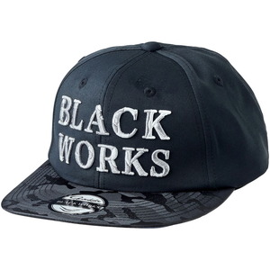 がまかつ(Gamakatsu) フラットブリムキャップ(BLACK WORKS) L ブラック×シルバー GM9895 がまかつ(Gamakatsu) フラットブリムキャップ(BLACK WORKS) L ブラック×シルバー GM9895