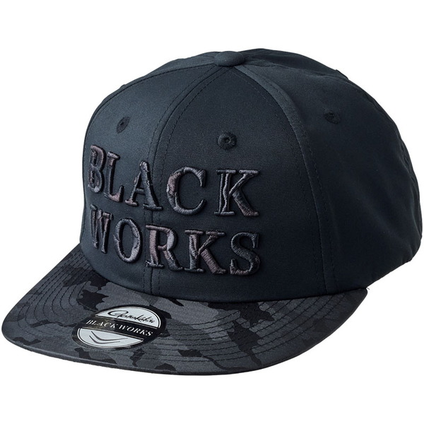 がまかつ(Gamakatsu) フラットブリムキャップ(BLACK WORKS) GM9895 帽子&紫外線対策グッズ