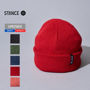 STANCE 帽子 ICON 2 BEANIE SHALLOW(アイコン 2 ビーニー シャロー) ONE SIZE RED