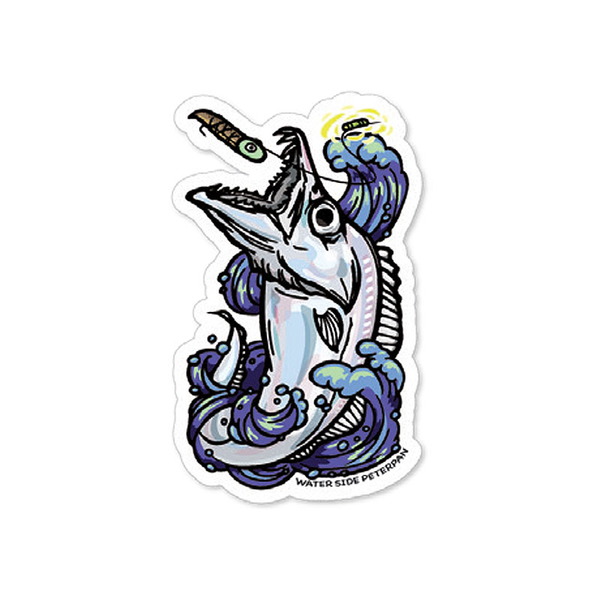 ウォーターサイドピーターパン(WATER SIDE PETERPAN) BITEタチウオステッカー   ステッカー