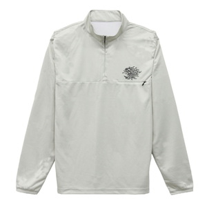 【送料無料】サンライン(SUNLINE) 獅子ジップシャツ(長袖) M ライトグレー SUW-04215CW