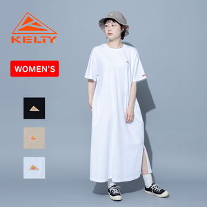 KELTY(ケルティ) Women’s ミニロゴ ショートスリーブ Tシャツ ワンピース ウィメンズ KE23112028