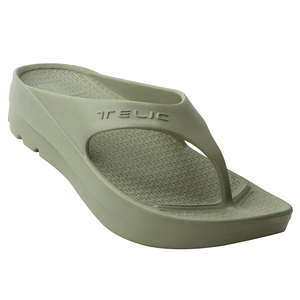 TELIC（テリック） Ｗ-ＦＬＩＰＦＬＯＰ（Ｗ-フリップフロップ）／リカバリーサンダル ２６．５-２７ｃｍ Ｐｉｓｔａｃｈｉｏ Ｇｒｅｅｎ 339869